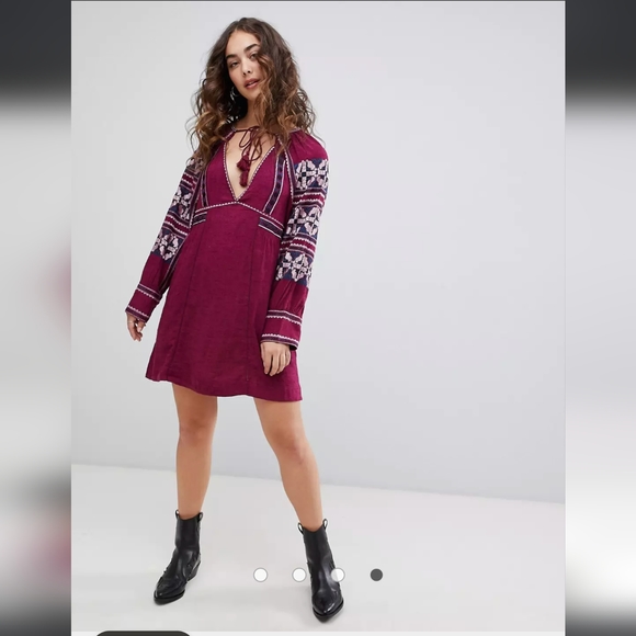 Free People Dresses & Skirts - NWT Free People All My Life Embroidered shift dress